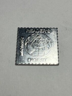 Vintage Readers Digest Square Aluminum Token MS/OS5067-2